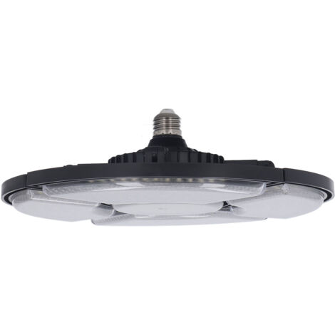 120-W-LED-Garagenleuchte, 11000 lm, Weiß, 4 verstellbare Paneele, für Werkstatt und Schuppen, 85–265 V