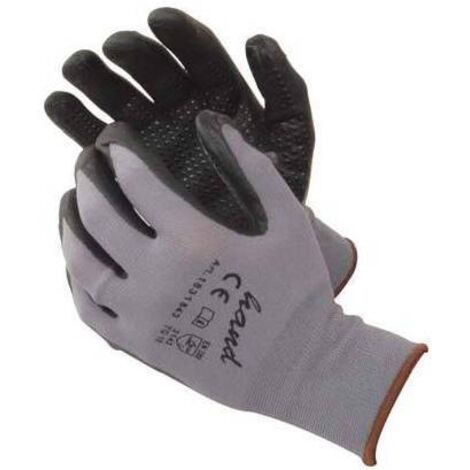 12,0 x GUANTO NITRILE NERO PUNTINATO WORKIT