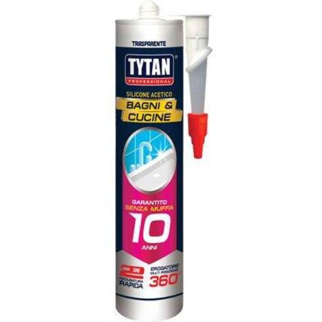 12,0 x SILICONE ACETICO BAGNI E CUCINE TYTAN