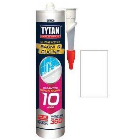 12,0 x SILICONE ACETICO BAGNI E CUCINE TYTAN