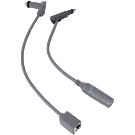 1200 Mbps Starlink RJ45 cable with 1 RJ connector and 2 SPX connectors, with RJ45 extension adapters for parabolic antennas