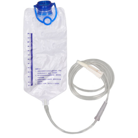 1200-ml-Einlaufset für zu Hause aus robustem PVC – Linderung von Verstopfung auf Reisen