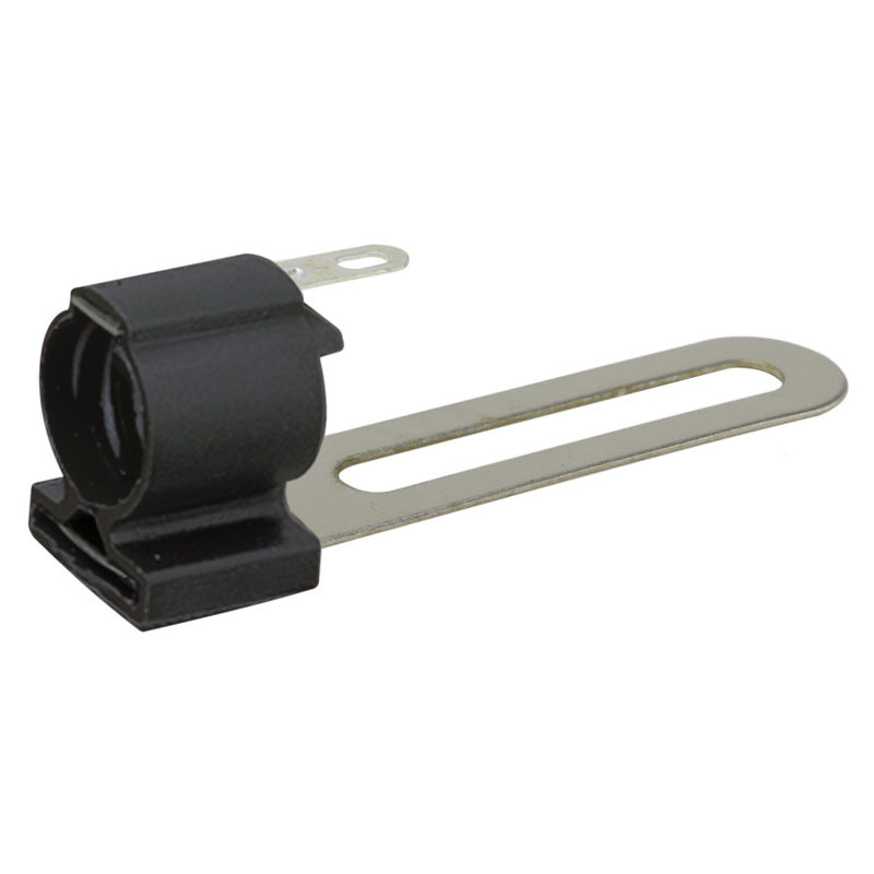 

Portalámparas negro E10 a rosca con regleta de fijación (Electro DH 12.001/N)