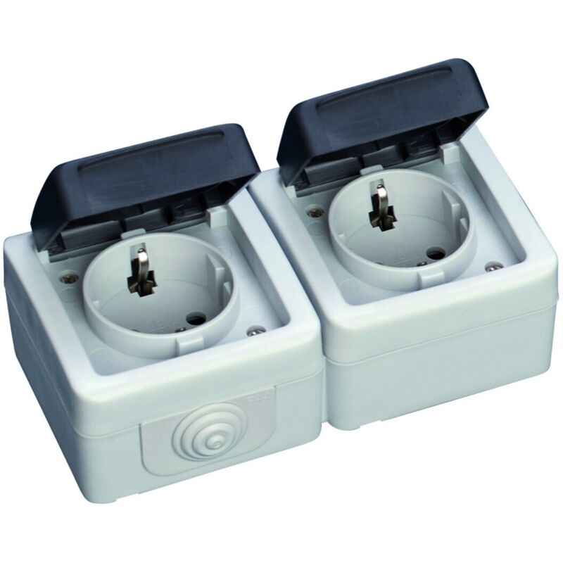 

Base doble estanca IP44 16A 250V ( 1200257) - GSC