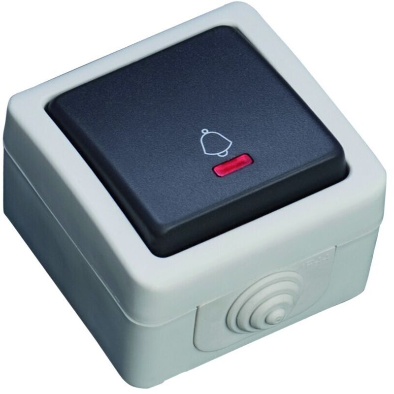 

Pulsador Led luminoso estanco IP54 10A 250V ( 1200868) - GSC