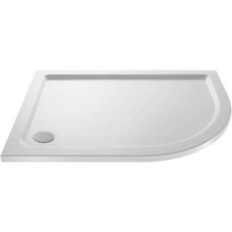 1200mm x 900mm Premium Shower Tray - Right Hand Offset Quadrant - White