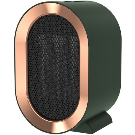 1200W Petit radiateur soufflant mobile en céramique Economie d'énergieRafraîchisseur pour salle de bain et bureauChauffage portable avec filtre à air - Vert,AAFGVC