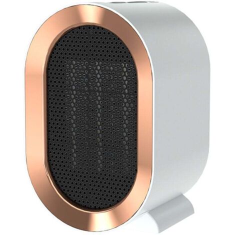 1200W radiateur soufflant ménage bureau silencieux PTC chaleur rapide chauffage chambre sûr et économie d'énergie-Blanc