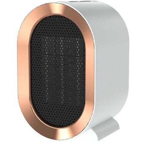 1200W radiateur soufflant ménage bureau silencieux PTC chaleur rapide chauffage chambre sûr et économie d'énergie-Blanc
