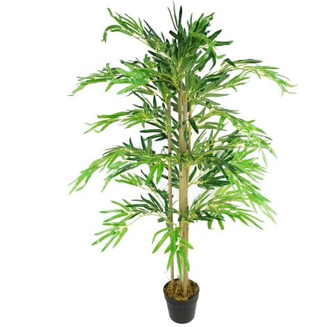 120cm (4ft) Artificial Bamboo Plants Trees - Natural Green