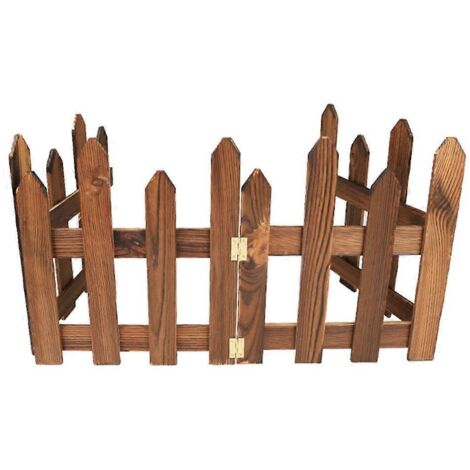 120cm Barrière en Bois Mini Clôture Ornement pour Maison de Poupée, Décoration Artisanale, Présentoir Bricolage, Décoration Intérieure