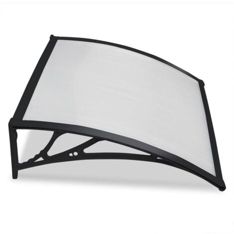 main image of "120cm Door Canopy Transparent Awning Shelter Front Back Porch Outdoor Shade Patio Roof"