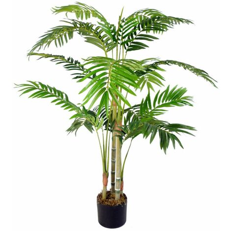 120cm Leaf Design UK Large Realistic Artificial Palm Tree
