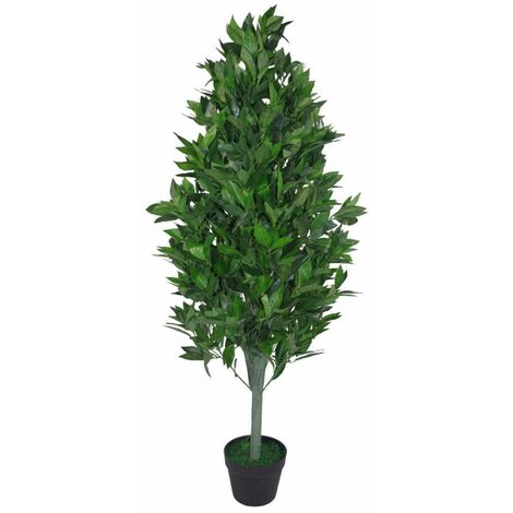 120cm Leaf Realistic Artificial Bay Cone Laurel Topiary
