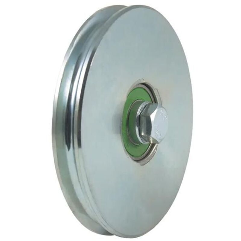 120mm round groove wheel with 8mm groove for cable grooved wheel for gate