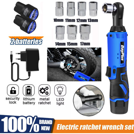 120NM Ratsche Ratschenschl ssel Elektrische Knarrenschl ssel 12V Satz mit 2 Akku