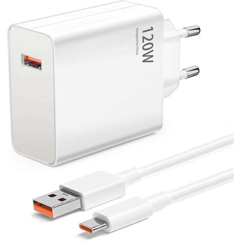 Chargeur Voiture 4 Ports USB + Allume-Cigare - Extension 1,2 M, Charge Rapide 5V/5,5A Max - Noir