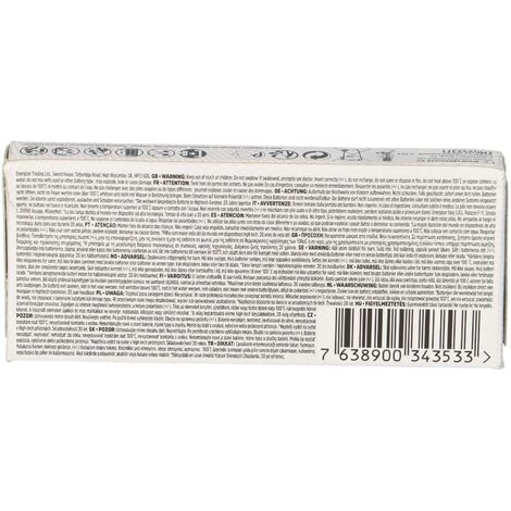 120x Energizer Ultimate Batterie Lithium LR03 1.5V AAA Micro L92