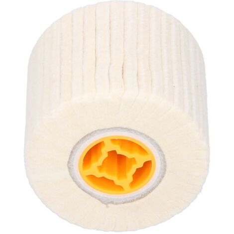 120x100mm Polierscheibe aus Wollfilz für Edelstahl