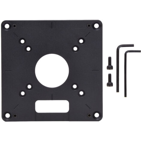 120x120 mm Aluminium-Montageplatte für Hobel-/Abrichtmaschinen, Zubehör für Holzbearbeitungsmaschinen und Werkstattausrüstung