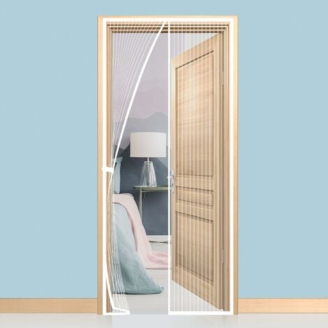 Pour Porte avec Aimant Rideau Anti-moustique Magnetique pour Porte Fenêtre  Porte de Balcon Camping-car (90 * 210 cm)[A111] - Cdiscount Maison