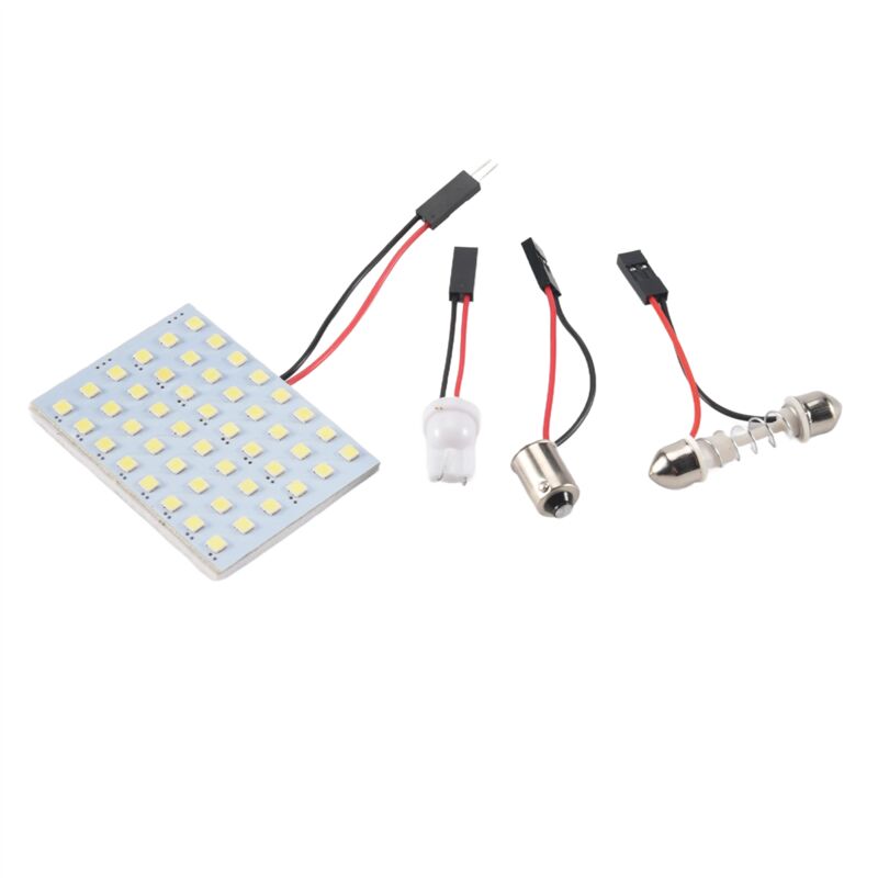Image of 1210 SMD 48 LED Auto-Innenhaube Licht Panel w T10 BA9S Girlande