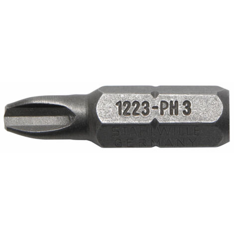 1218-1223 1231-1234 Stahlwille-Embouts tournevis Nr. 1234, 4 PH, Hexagonal C 8 mm