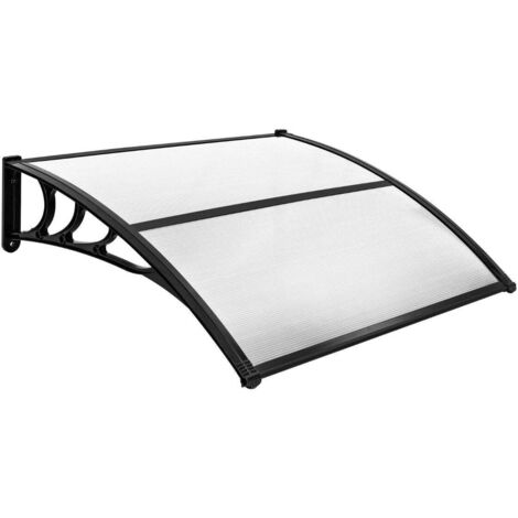 122 x 99 cm vordach fur haustur uberdachung hausturvordach pultvordach grau