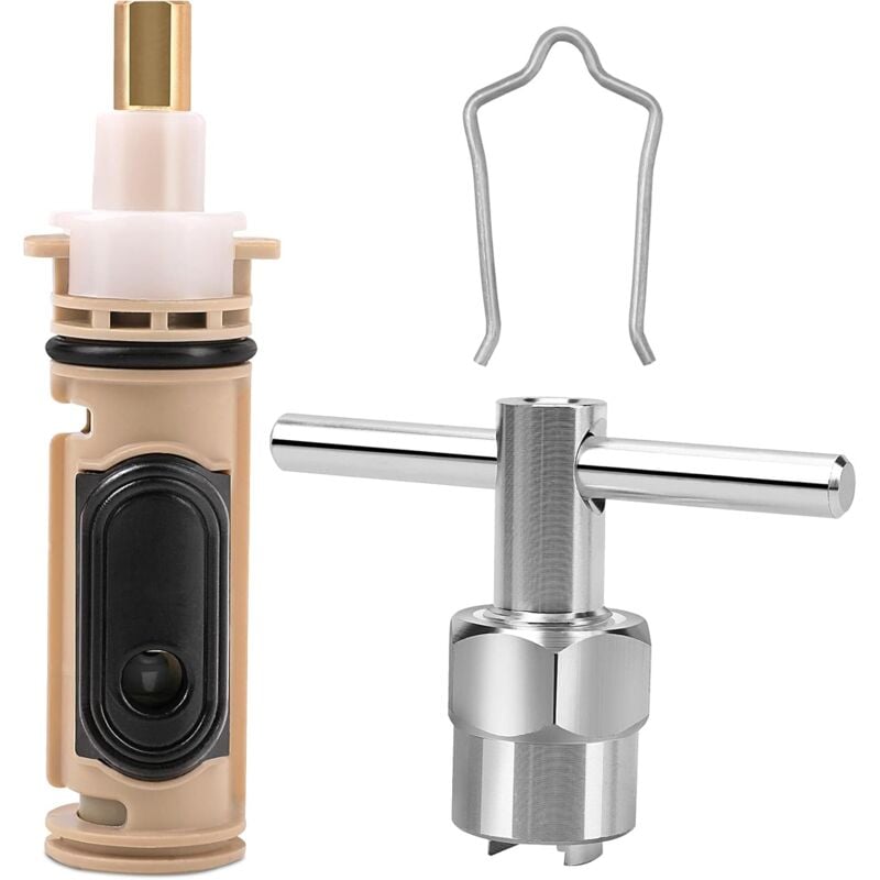 1222 Replacement Cartridge Strap Moen Moen 104421 Cartridge Puller Removal Tool Retaining Clip, Compatible with Moen Moen Posi Temp 1222B Replacement