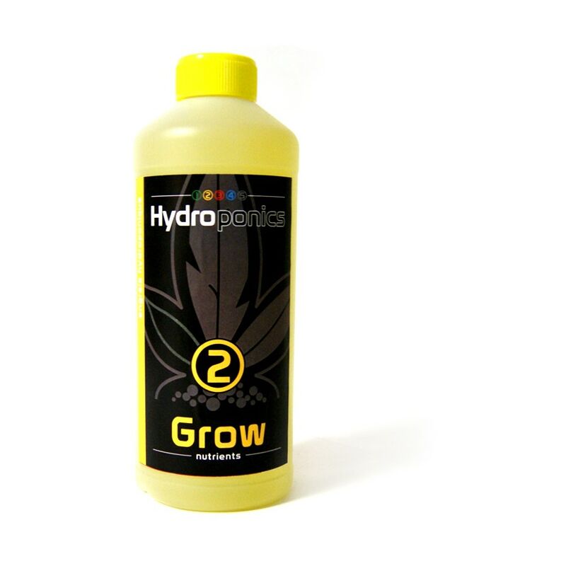 12345 Hydroponics - N°2 Grow - 500ml , engrais de croissance , terre, hydro ,coco