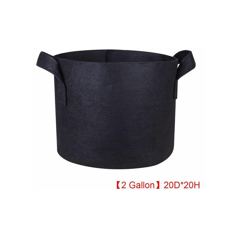 1/2/3/5/7 Gallon Idroponica Nero Piantare Grow Bag...