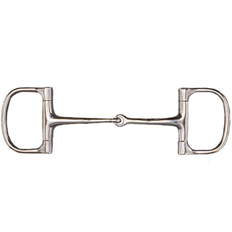 12.5 Cm, Argent: Fil anglais articulé en forme de D et embout buccal de 15 mm d'épaisseur