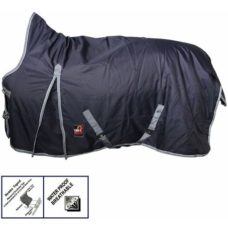 125 cm, Blu: Couverture 3 étoiles avec col haut rembourré 300g
