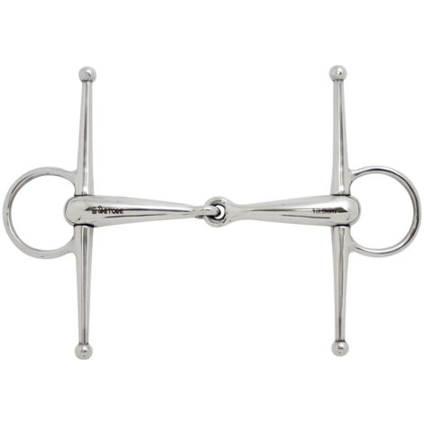 12,5 cm: Morso ad asta snodata in acciaio inox vuoto 20 mm