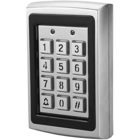 125-kHz-Metall-RFID-Kartenleser, Passwort- und Türzugangskontroll-Tastatur mit Hintergrundbeleuchtung