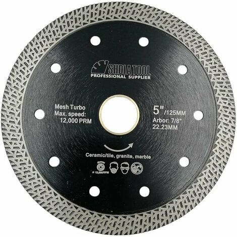 Disque diamant 125 x 22.23mm - Norton Ceramic - 70184626826