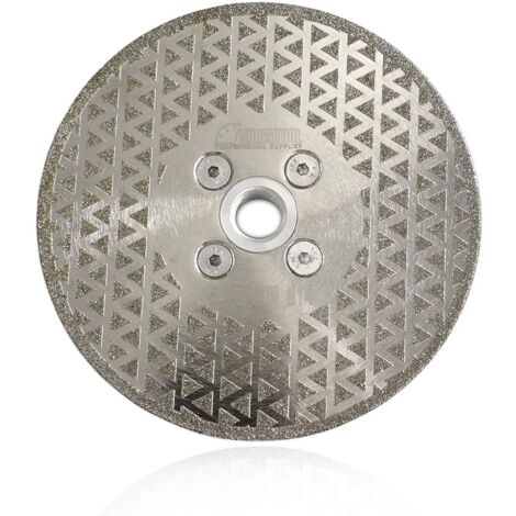 125 mm Diamantscheibe, doppelseitig galvanisiertes Sägeblatt zum Schneiden und Schleifen von Stein, Granit, Marmorfliesen