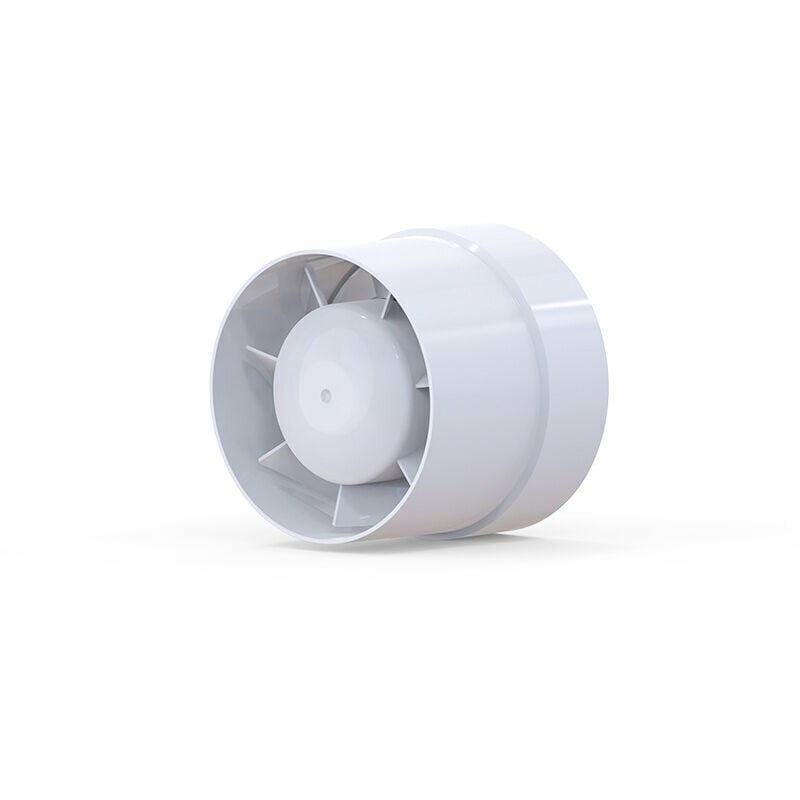 125 mm extracteur d'air silencieux 16W économe en énergie à flux mixte ventilateur de conduit pour bain, évents, serres, tentes-LFI-11S