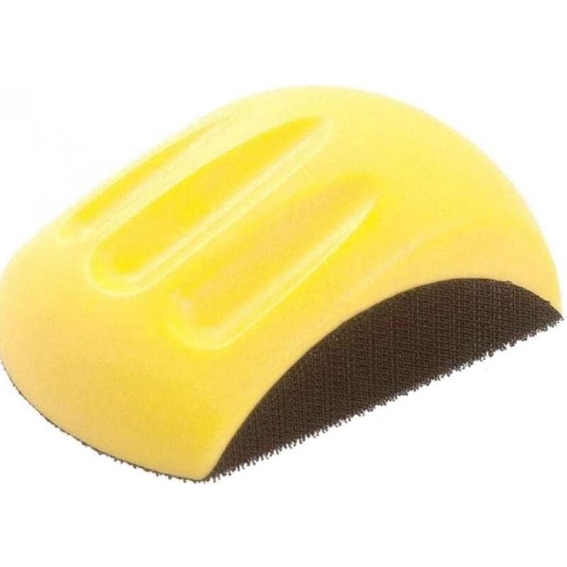 Image of 125 mm Handschleifblock mit Klettverschluss für Handwerkzeuge zur Holzbearbeitung——