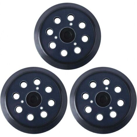 AAMUNPA 125-mm-Schleifpad, kompatibel mit Makita 743081C8, ersetzt BO5010 BO5041KC, 8-Loch-Schleifscheiben (3 Stück)