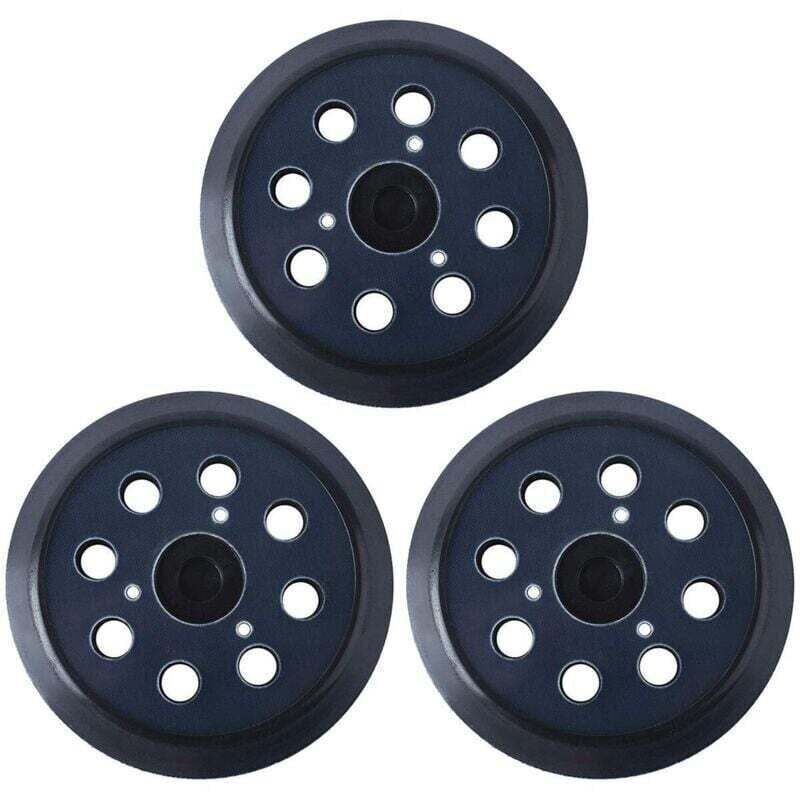 Image of 125-mm-Schleifteller, kompatibel mit Makita 743081-8, Ersatz für BO5010, 8 Löcher (3 Stück)