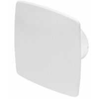 125mm Humidité Detecteur Hotte Ventilateur Blanc ABS Panneau Avant NEA Mur Plafond Ventilation