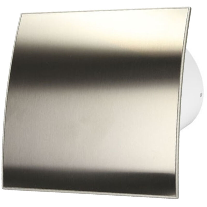 Ventilateur salle de bain avec capteur d'humidité 125mm Inox Escudo