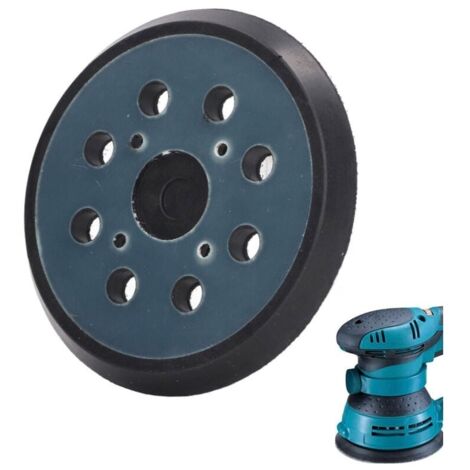 125mm Plateau de ponage Compatible avec Makita Remplacer le BO5010 BO5041 Disques de ponage 8 trous