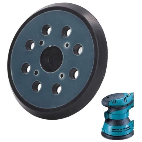 125mm Plateau de ponage Compatible avec Makita Remplacer le BO5010 BO5041 Disques de ponage 8 trous