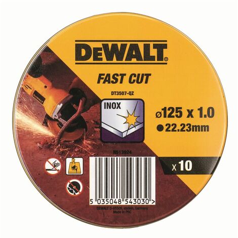 Ø 125mm Trennscheibe Edelstahl flach 1.0mm DT3507