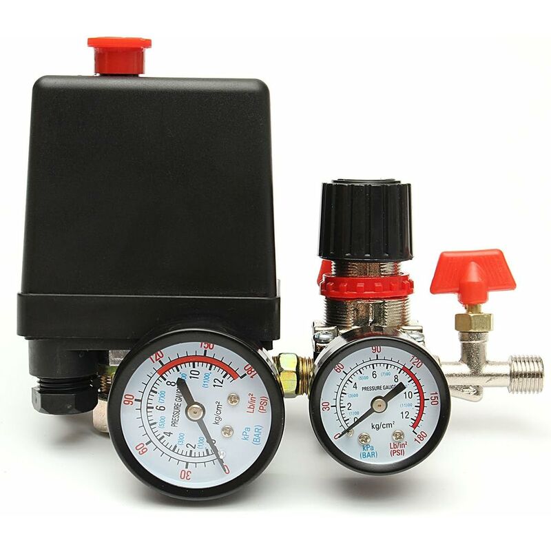 Linghhang - 125Psi Régulateur De Collecteur De Contrôle De La Vanne De Pression du Compresseur d'air