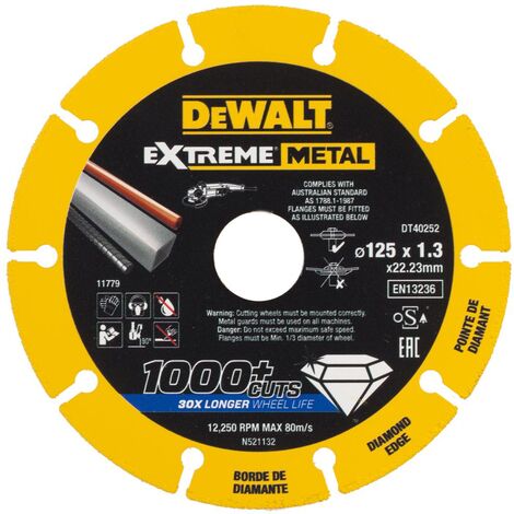 DEWALT EXTREME® Metall-Diamant-Trennscheibe