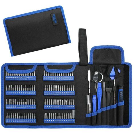 126-in-1-Präzisions-Schraubendreher-Set mit 111 Bits, magnetisches Schraubendreher-Set, professionelles elektronisches Reparatur-Werkzeug-Set