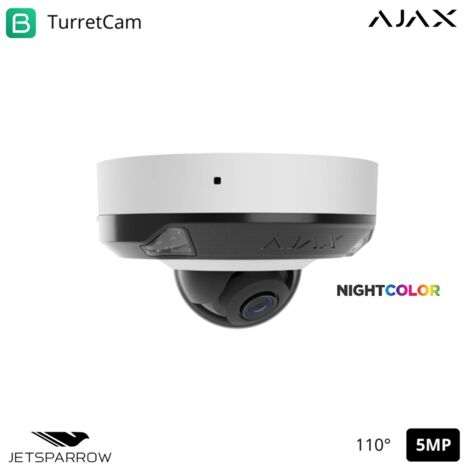 126269 - TVCC - DomeCam Mini HL (5 Mp/2.8 mm) - Cámara HL cableada (5 Mp/2.8 mm) - color white - Ajax videovigilancia